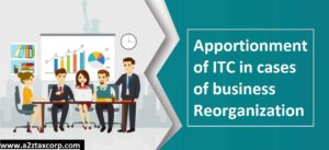 Apportionment Of ITC